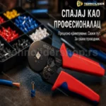Krimpovanje kablova — klešta HSC8 6-4A sa izolovanim konektorima
