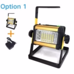 LED reflektor 50 W punjiv i prenosiv sa 3 baterije