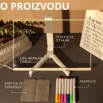 kreativna LED tabla - u upotrebi