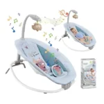 muzička ležaljka za bebe - u upotrebi