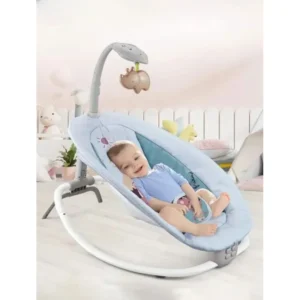 Ležaljka za bebe sa lukom, muzikom i visecom igračkom