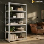 Metalna Montažna Polica 180×90×45 cm – 5 Nivoa, Nosivost 265 kg