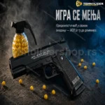 Metalni airsoft pištolj M20 sa kuglicama 6 mm