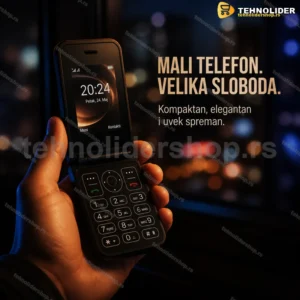 Mini telefon na preklop Z Flip F15 dual SIM