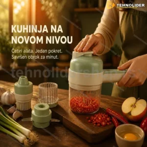 Multifunkcionalni Električni Secko 4-u-1 za Brzu Pripremu Obroka