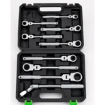 Okasti ključevi sa čegrtaljkom 8-24 mm, set 9 komada Cr-V