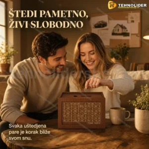 Pametna Kutija Za Štednju Sa Vizuelnim Ciljevima i Markerom