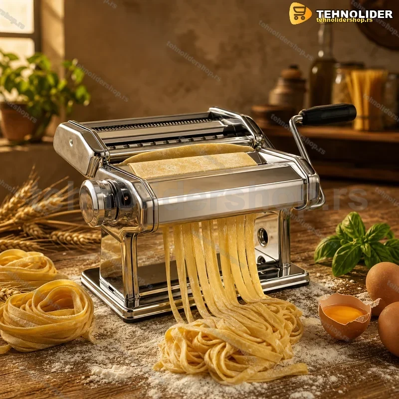Pasta Maker – Mašina za Pravljenje Sveže Testenine kod Kuće Pasta Maker – Mašina za Pravljenje Sveže Testenine kod Kuće