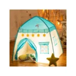 Plavi dečji šator dvorac — kućica za igru u sobi i bašti