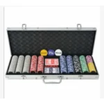Poker set 500 žetona sa dva špila karata i kasetonskim kofrom