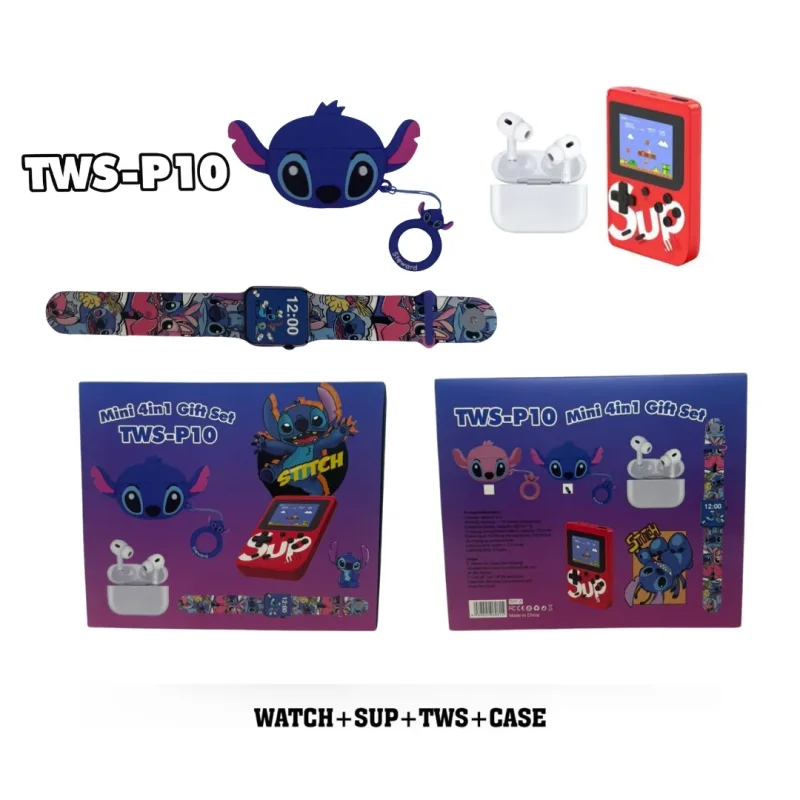 Poklon set 4u1: pametni sat, Bluetooth slušalice i SUP konzola poklon set 4u1 - prednja strana