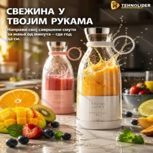 Prenosivi Mini Blender za Voće i Povrće – USB Punjenje 420ml