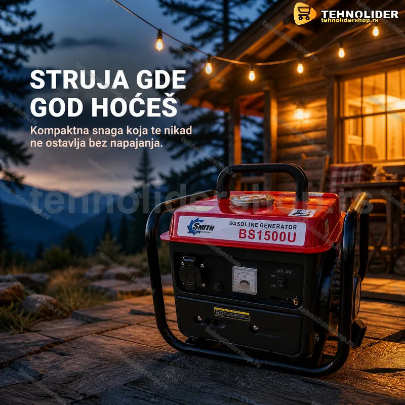 Prenosni benzinski generator Smith Austria 1,5 kW – 230V Prenosni benzinski generator Smith Austria 1,5 kW – 230V
