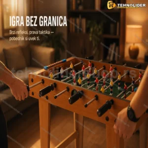 Prenosni mini stoni fudbal za dva igrača — kompaktna igra