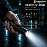 Punjiva LED lampa sa šokerom, futrolom i kanapom