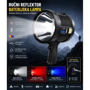 Punjivi LED ručni reflektor UltraBeam X Pro — lampa za teren