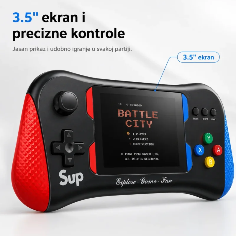 Q12 ručna retro konzola sa ugrađenim igrama konzola Q12 - detalji