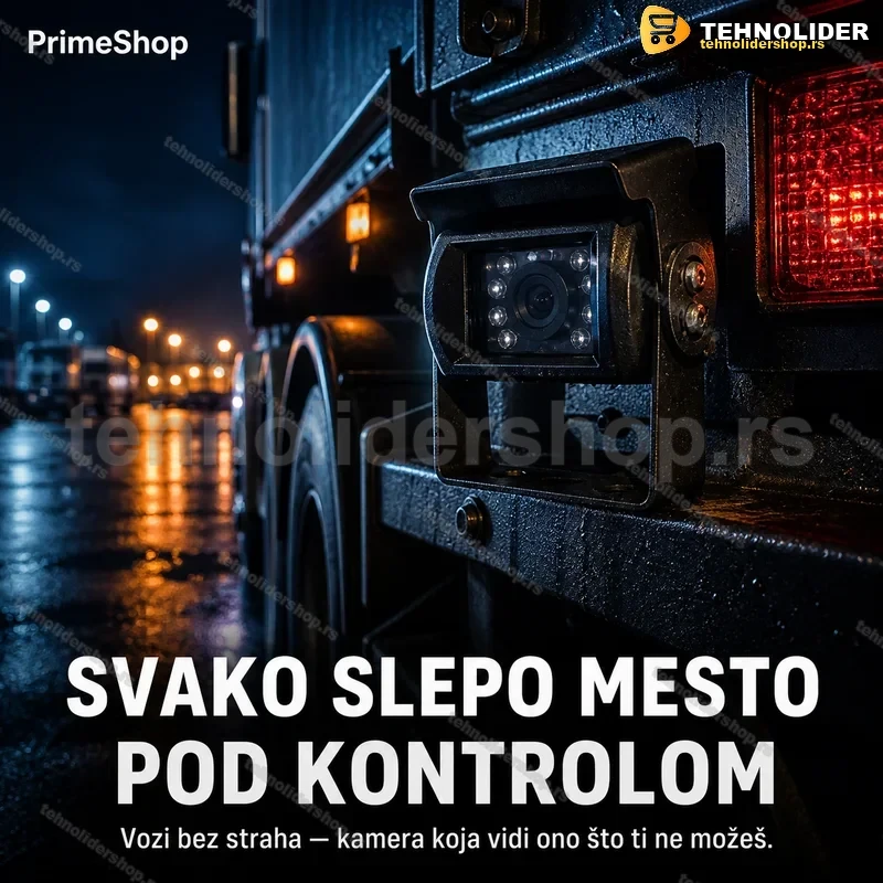 Rikverc Kamera za Vozila — Kombi, Kamion, Autobus, Kombajn Rikverc Kamera za Vozila — Kombi, Kamion, Autobus, Kombajn