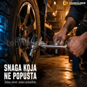 Ruski Ključ za Skidanje Točkova – 3000 Nm, Gedore 17/19/21 mm