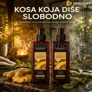 Šampon sa Đumbirom Protiv Opadanja Kose i Peruti – 2×300ml ( )