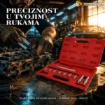 Set Alata za Montažu i Demontažu Ventila – Komplet 11 Komada sa Torbicom