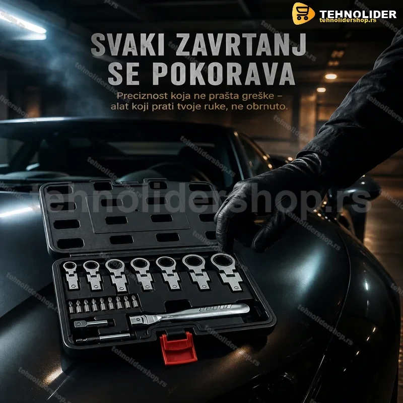 Set Brzih Ključeva – Univerzalni Alat za Auto i Majstorske Radove Set Brzih Ključeva – Univerzalni Alat za Auto i Majstorske Radove