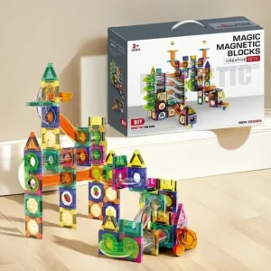 Set magnetnih kocki 164 dela za decu od 3 godine