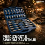 Set Nasadnih Ključeva – 26 Komada, Tri Dužine (55 / 100 / 200 mm)
