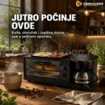 Silver Crest 3 u 1 Aparat za Doručak – Kafa, Rerna i Gril u Jednom