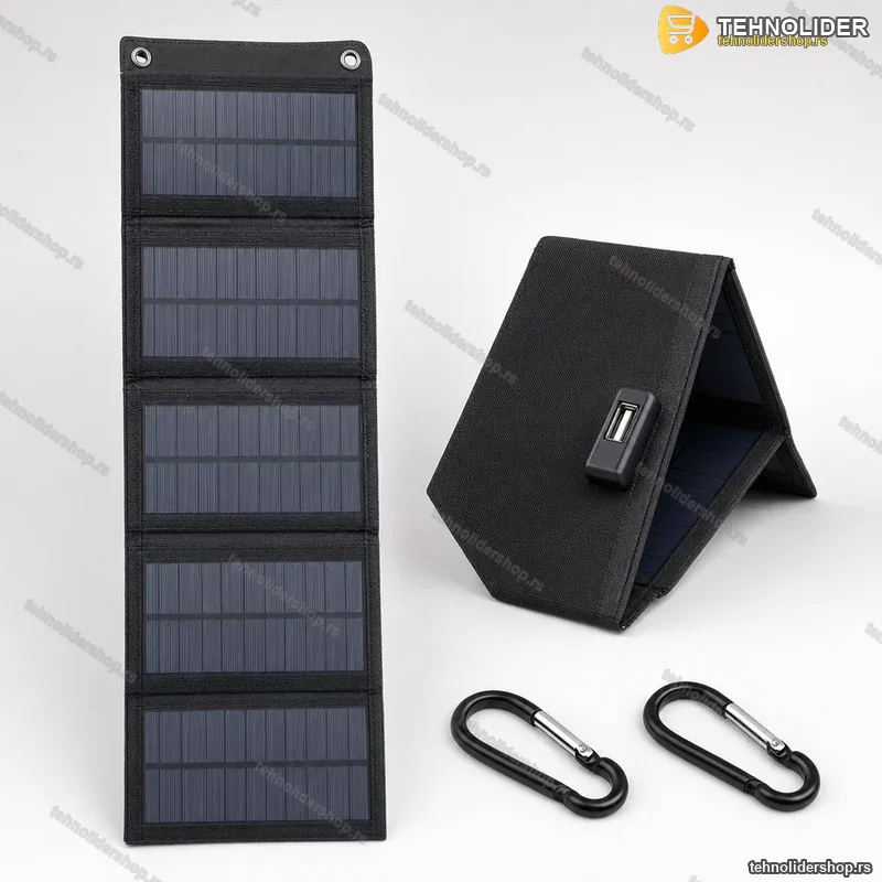 Sklopivi solarni panel punjač 35W — prenosivi USB Sklopivi solarni panel punjač 35W — prenosivi USB