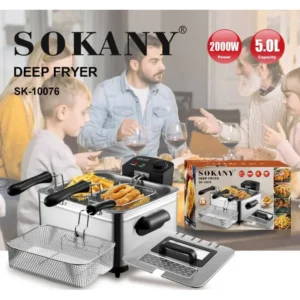 Sokany friteza na ulje 5 L — nerđajući čelik