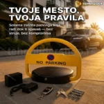 Solarna Parking Barijera na Daljinski — Punjiva, IP65 zaštita