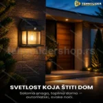 Solarna Zidna Lampa Sa Senzorom Pokreta BK-888 – 600LM, 120°