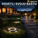 Solarne LED Lampe Ubodne za Baštu i Dvorište – Set od 4 Komada