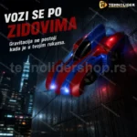 Spajdermen Auto na Zidu – RC Autić koji se Vozi po Vertikalnim Površinama