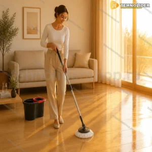 Spin Mop Džoger PROFF Black – Rotirajući Mop sa Ceđenjem