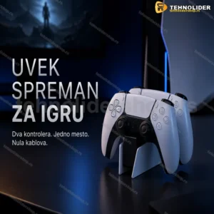 Stanica za punjenje dva PS5 DualSense kontrolera