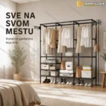 Štender za garderobu i obuću – široka konstrukcija 160 cm