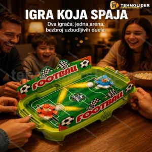 Stoni fudbal sa napucavanjem — kompaktna igra za dvoje