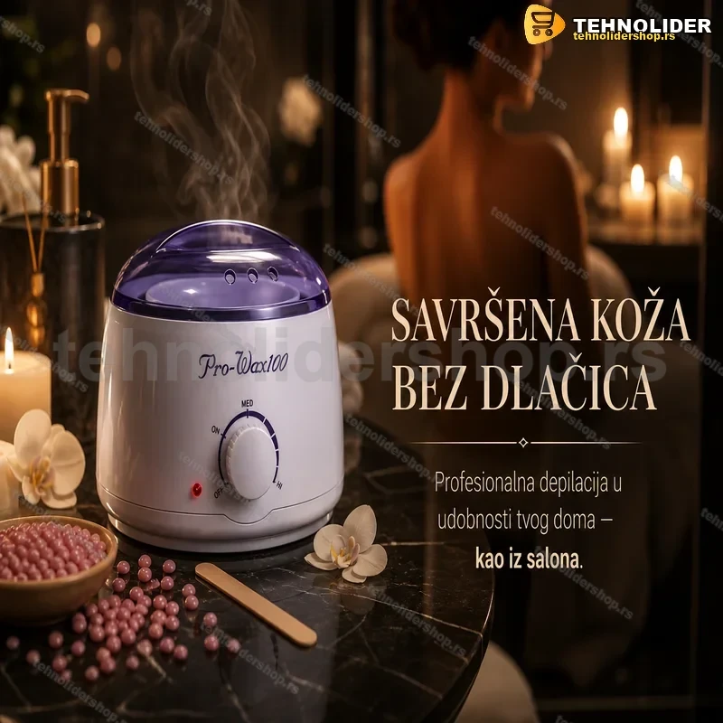 Topilica za Vosak Pro Wax 100W – Profesionalna Depilacija i Parafin Topilica za Vosak Pro Wax 100W – Profesionalna Depilacija i Parafin