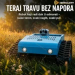 Tornado kosilica na daljinski upravljač – gusenični robot
