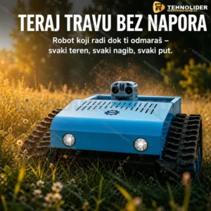 Tornado kosilica na daljinski upravljač – gusenični robot