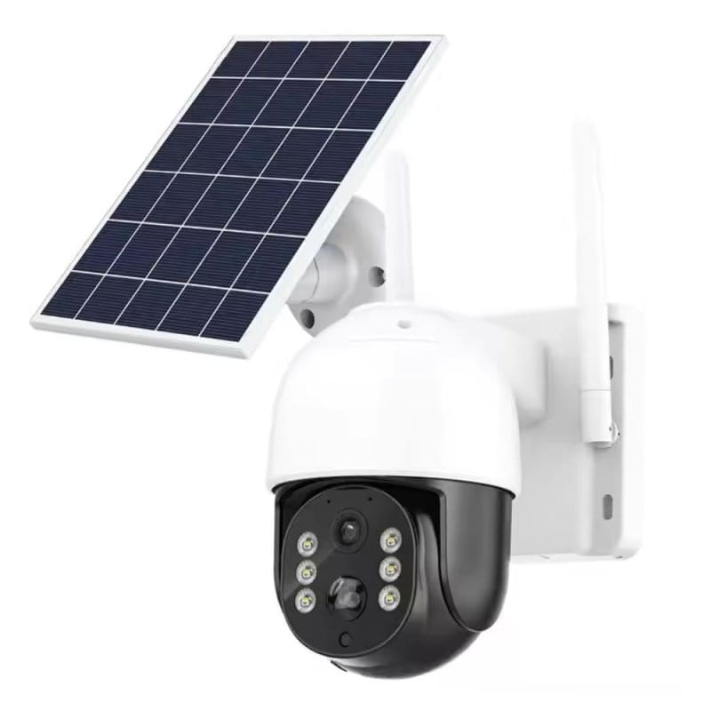 TQ-5 rotirajuća solarna 4G kamera sa iCSee aplikacijom solarna 4G kamera TQ-5 - prednja strana