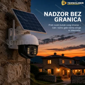 TQ-5 rotirajuća solarna 4G kamera sa iCSee aplikacijom