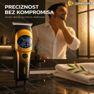 VGR V-966 bežični trimer za kosu i bradu sa LED ekranom