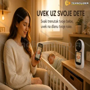 WiFi kamera za bebe V5 — baby monitor sa aplikacijom iCSee