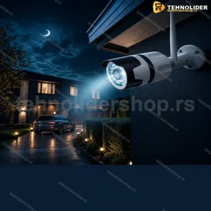 WiFi Smart IP Kamera za Spoljašnju Upotrebu – Nadzor u Realnom Vremenu
