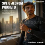 X10 Ultra poklon set — pametni sat sa bežičnim slušalicama i dodacima