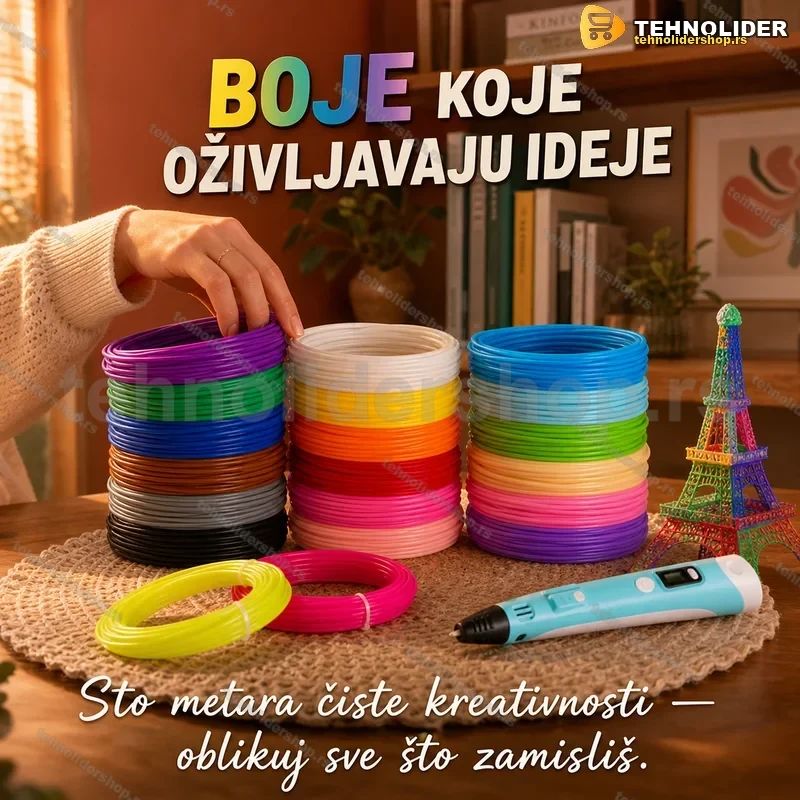 Žica za 3D olovku 100m Žica za 3D olovku 100m