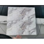 3D zidne obloge sive belo-sivi mermer 60x60 cm, 12 kom